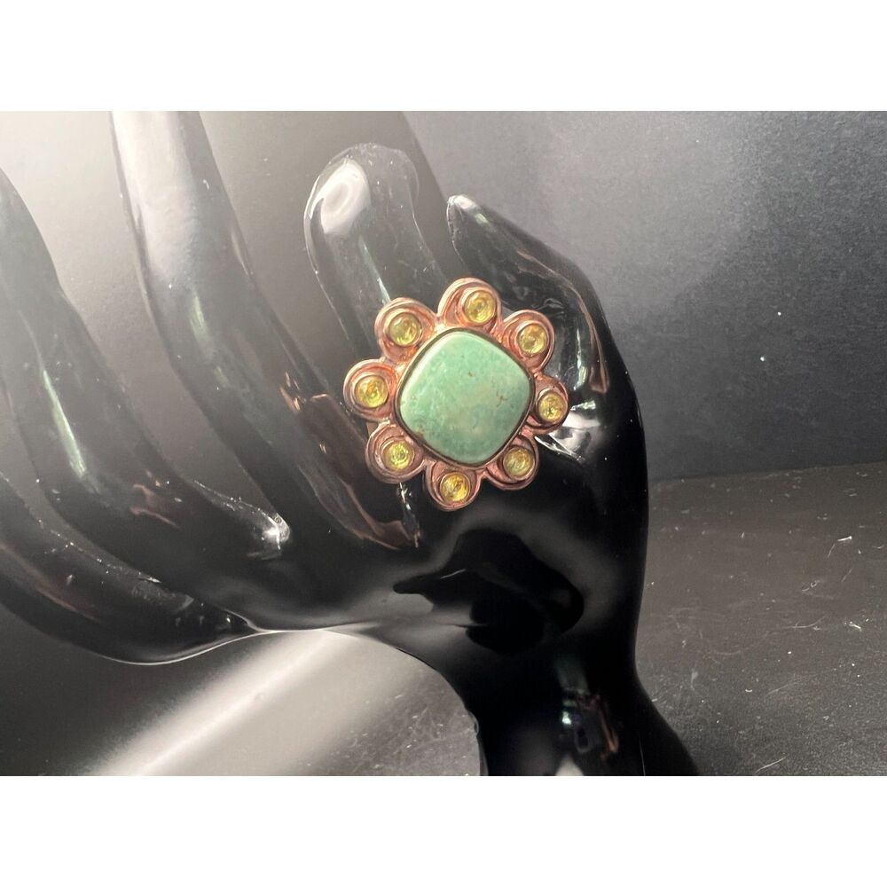 Copper Statement Ring - image 1